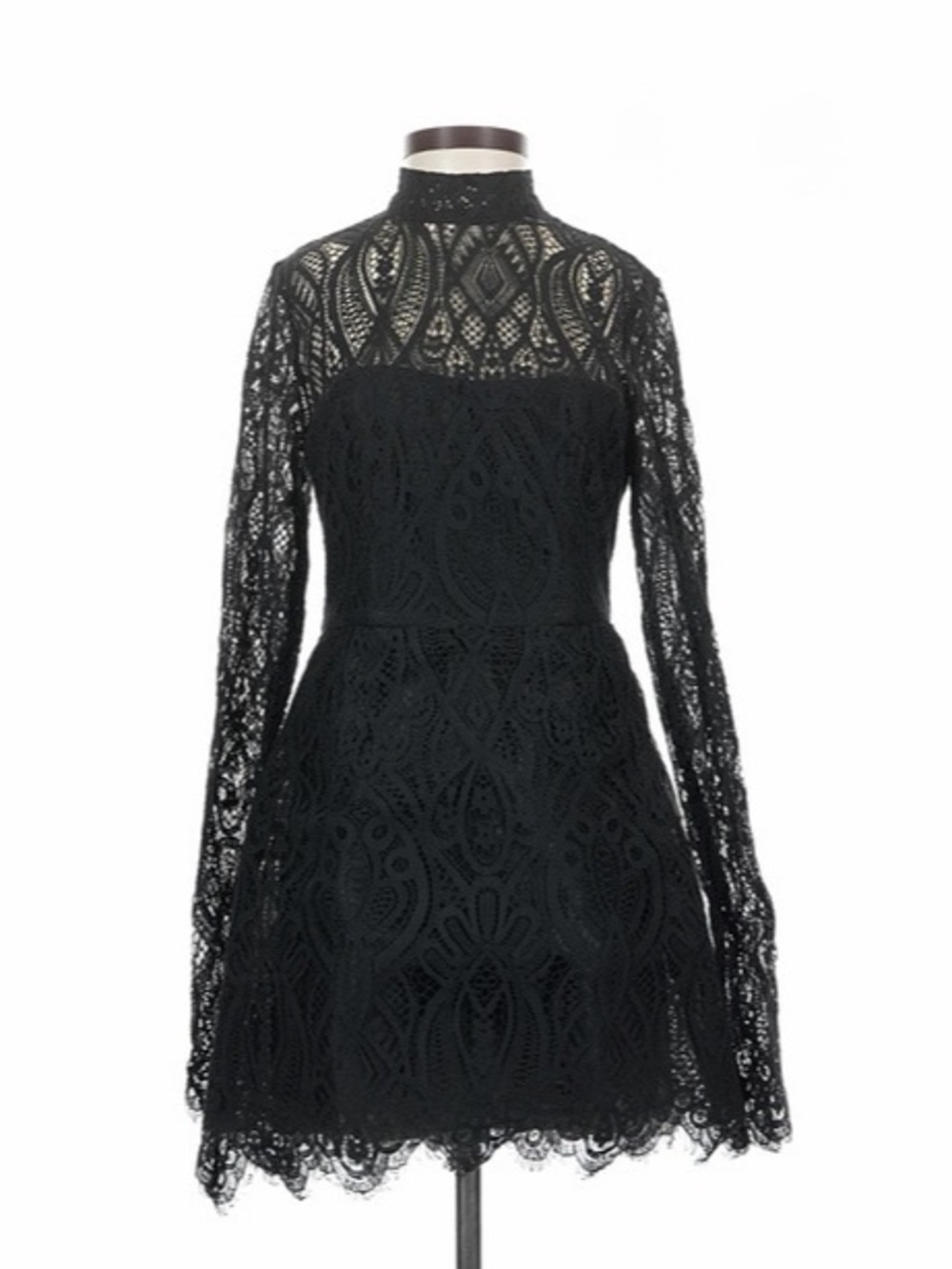 Lulus Black Lace Mini Dress Size Small NWT